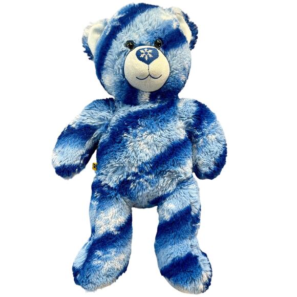 Build A Bear Snowflake Winter Hugs Furry Teddy Stuffed Retired 2011 19" - Picture 1 of 8